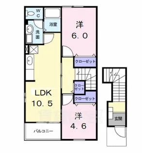 クレストール七反田【2階】の間取り