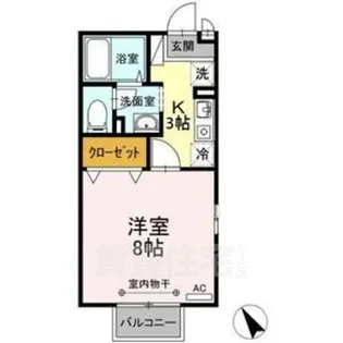 メルハイム桔梗【2階】の間取り