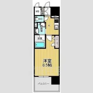 セレニティー大須【5階】の間取り