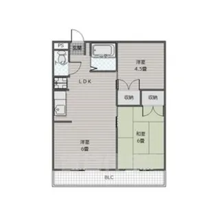 レジデンス光和N104【1階】の間取り