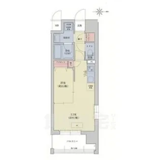 「リシュドール梅小路」【3階】の間取り