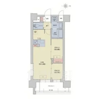 「リシュドール梅小路」【6階】の間取り