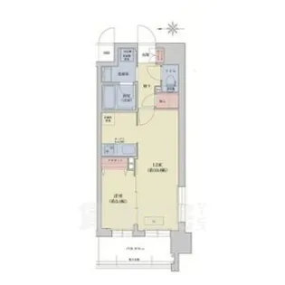 「リシュドール梅小路」【9階】の間取り