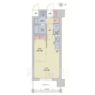 リシュドール梅小路【10階】の間取り