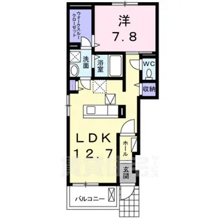 アルカン シェル Ⅱ【1階】の間取り