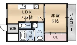 第二グレース安田【215号室】の間取り