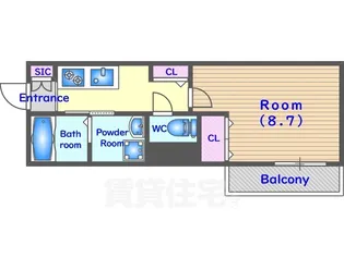 フォレスト【1階】の間取り