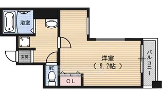 グランドパレス御池衣棚【3階】の間取り
