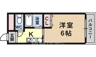 コートハウス中野【3階】の間取り