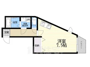 ダイワール甲東園 【4階】の間取り