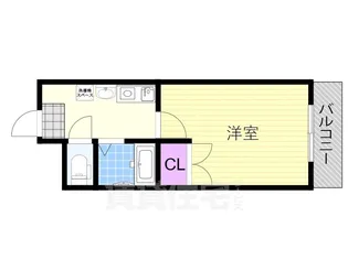 スタンドアップ野里【704号室】の間取り