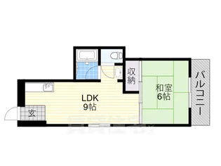 サンハイツ駒川【3階】の間取り