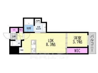 ファインレジデンス京都五条通【3階】の間取り