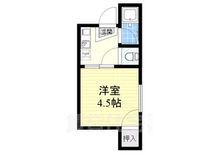 ビラ長居【4階】の間取り