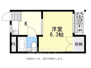 マンションいずみ【1階】の間取り