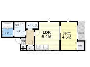 HGS甲子園【1階】の間取り
