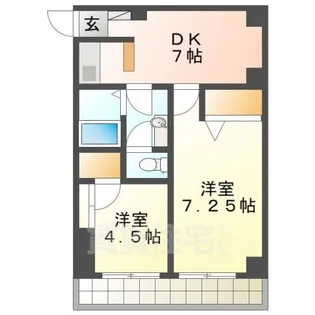 佐野ビル【4階】の間取り