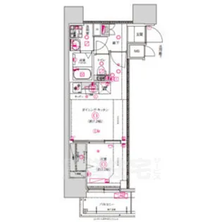CREST TAPP東別院【2階】の間取り