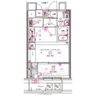 CREST TAPP東別院【6階】の間取り