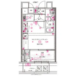 CREST TAPP東別院【11階】の間取り