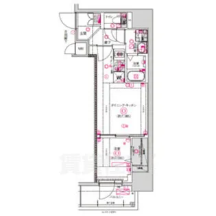 CREST TAPP東別院【12階】の間取り