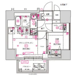 CREST TAPP東別院【12階】の間取り