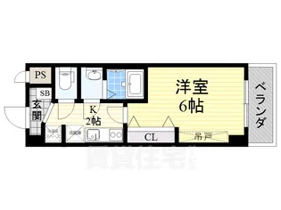 美園イーグル【1階】の間取り