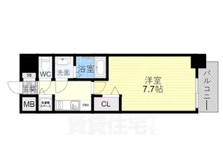 ポルト・ボヌール塚本【3階】の間取り