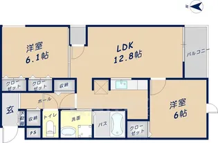 アルカディア1【4階】の間取り