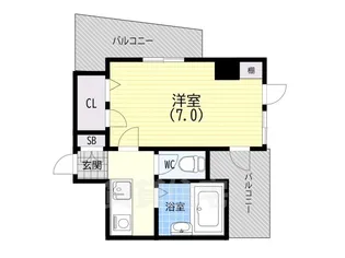 あけぼのコート【4階】の間取り