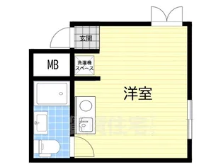 サンクアパートメント【5階】の間取り