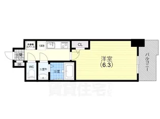 セレニテ神戸西エクラ【3階】の間取り