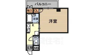 グランメール【6階】の間取り