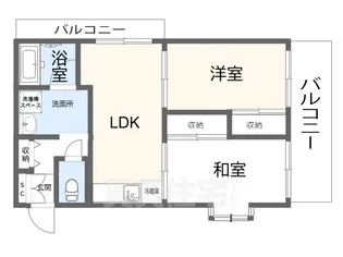 グランボア【3階】の間取り