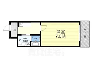コーポ大敬【3階】の間取り