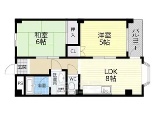 ハイツMT【4階】の間取り