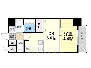 ファステート尼崎クロノス【12階】の間取り