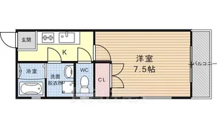 アルカス二条【4階】の間取り