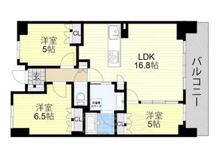 リバーガーデン四天王寺【20階】の間取り