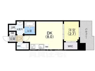 セレニテ神戸西エクラ【604号室】の間取り