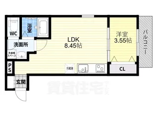 F+style藤井寺道明寺2号館【3階】の間取り