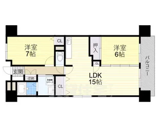 メゾンミヤビ【4階】の間取り