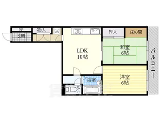 グレースコート堀川【4階】の間取り