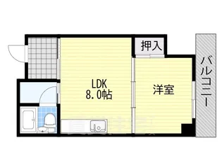 アルトピノ野里【3階】の間取り