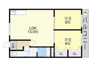 板倉第一ビル【3階】の間取り