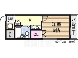 シーズ新大阪【2階】の間取り
