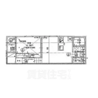 リヴェール神郷【1階】の間取り