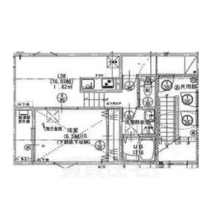 リヴェール神郷【1階】の間取り