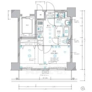 ディアレイシャス東別院4【3階】の間取り