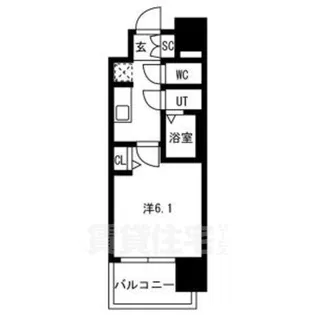 メイクスアート新栄Ⅲ【11階】の間取り